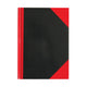 Collins Red & Black Notebook - 165 X 117 mm 100 Leaf Feint