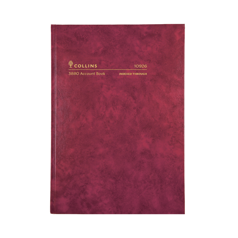 Collins Account Book '3880' Series Indexed A-Z