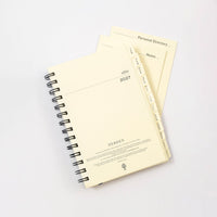 2027 Calendar Year Diary/Planner - 12 Month Compact Week to View - Refill - Collins Elite Range