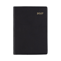 2027 Calendar Year Diary/Planner - 12 Month A7 Day to Page - PVC Cover - Collins Belmont Range