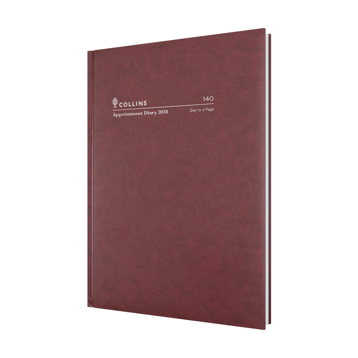 2028 Calendar Year Diary/Planner - 12 Month A4 Day to Page Diary - Hard Cover - Collins Appointment Range - Early Edition
