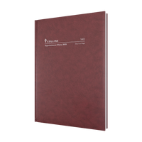 2028 Calendar Year Diary/Planner - 12 Month A4 Day to Page Diary - Hard Cover - Collins Appointment Range - Early Edition