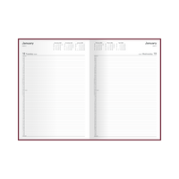 2028 Calendar Year Diary/Planner - 12 Month A4 Day to Page Diary - Hard Cover - Collins Appointment Range - Early Edition