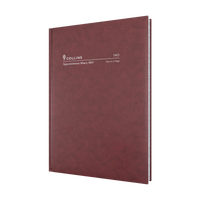 2027 Calendar Year Diary/Planner - 12 Month A4 Day to Page, 15 mins - Hard Cover - Collins Appointment Range - Early Edition