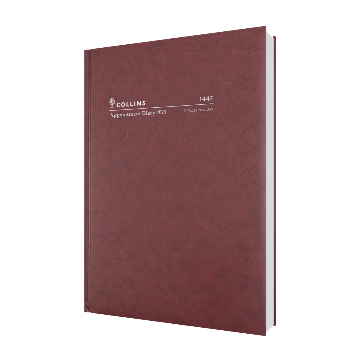 2027 Calendar Year Diary/Planner - 12 Month A4 2 Pages to a Day Diary - Hard Cover -Collins Appointment Range - Early Edition