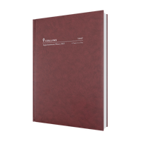 2027 Calendar Year Diary/Planner - 12 Month A4 2 Pages to a Day Diary - Hard Cover -Collins Appointment Range - Early Edition