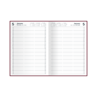 2027 Calendar Year Diary/Planner - 12 Month A4 2 Pages to a Day Diary - Hard Cover -Collins Appointment Range - Early Edition