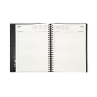 2027 Calendar Year Diary/Planner - 12 Month A4 Day to Page - Soft PU Cover in Rose Gold - Collins Vanessa Range