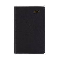 2027 Calendar Year Diary/Planner - 12 Month B7R Day to Page - PVC Cover - Collins Belmont Range