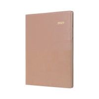 2027 Calendar Year Diary/Planner - 12 Month A6 Day to Page - Soft PU Cover - Collins Vanessa Range