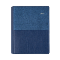 2027 Calendar Year Diary/Planner - 12 Month A6 Day to Page - Soft PU Cover - Collins Vanessa Range
