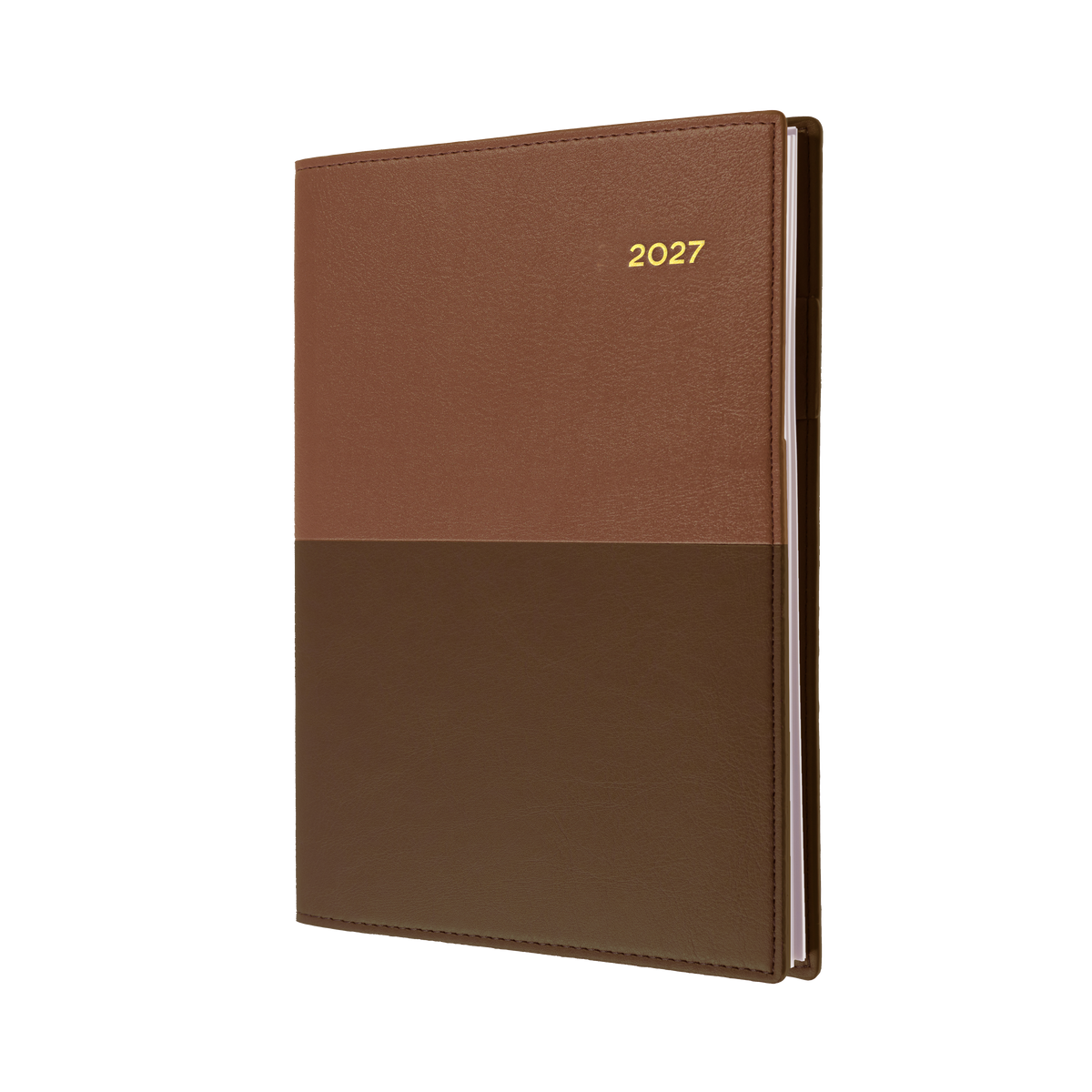 2027 Calendar Year Diary/Planner - 12 Month A6 Day to Page - Soft PU Cover - Collins Vanessa Range