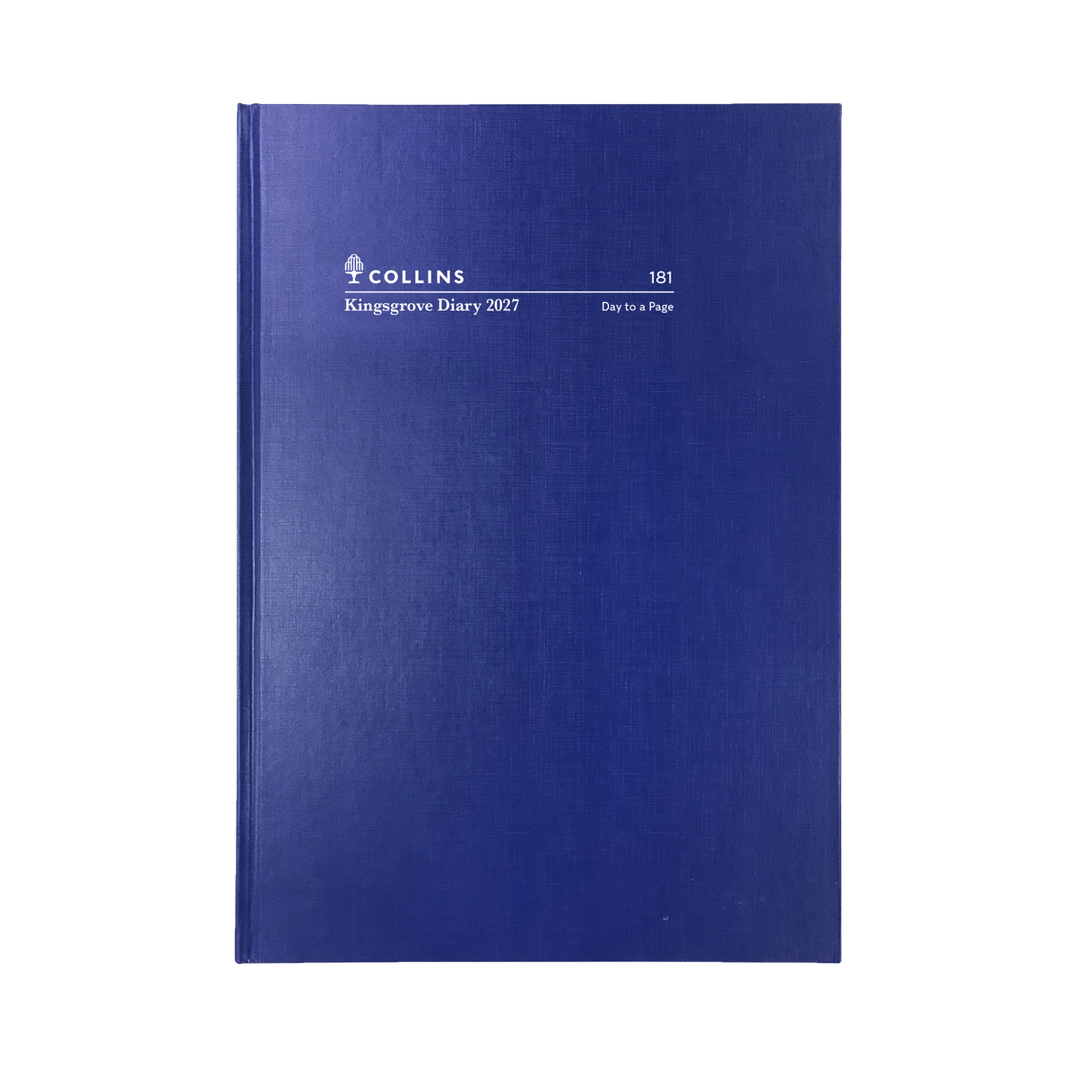 2027 Calendar Year Diary/Planner - 12 Month A5 Day to Page - Hard Cover - Collins Kingsgrove Range