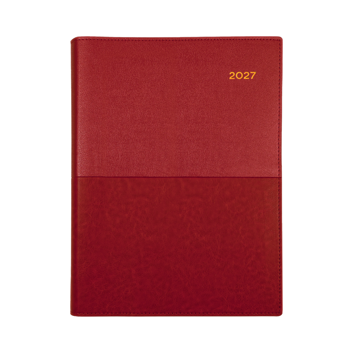 2027 Calendar Year Diary/Planner - 12 Month A5 Day to Page - Soft PU Cover - Collins Vanessa Range