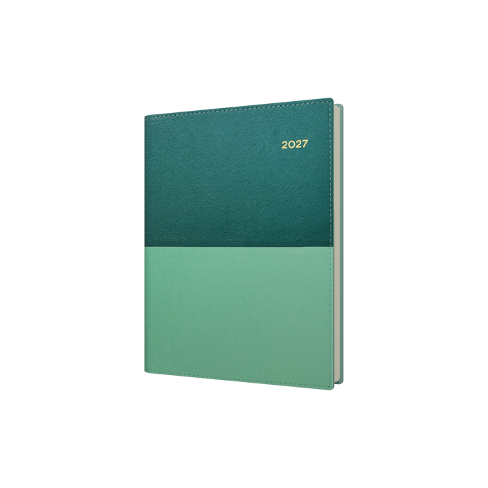 2027 Calendar Year Diary/Planner - 12 Month A5 Day to Page - Soft PU Cover - Collins Vanessa Range