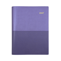 2027 Calendar Year Diary/Planner - 12 Month A5 Day to Page - Soft PU Cover - Collins Vanessa Range