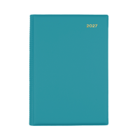 2027 Calendar Year Diary/Planner - 12 Month A5 Day to Page - PVC Cover - Collins Belmont Range