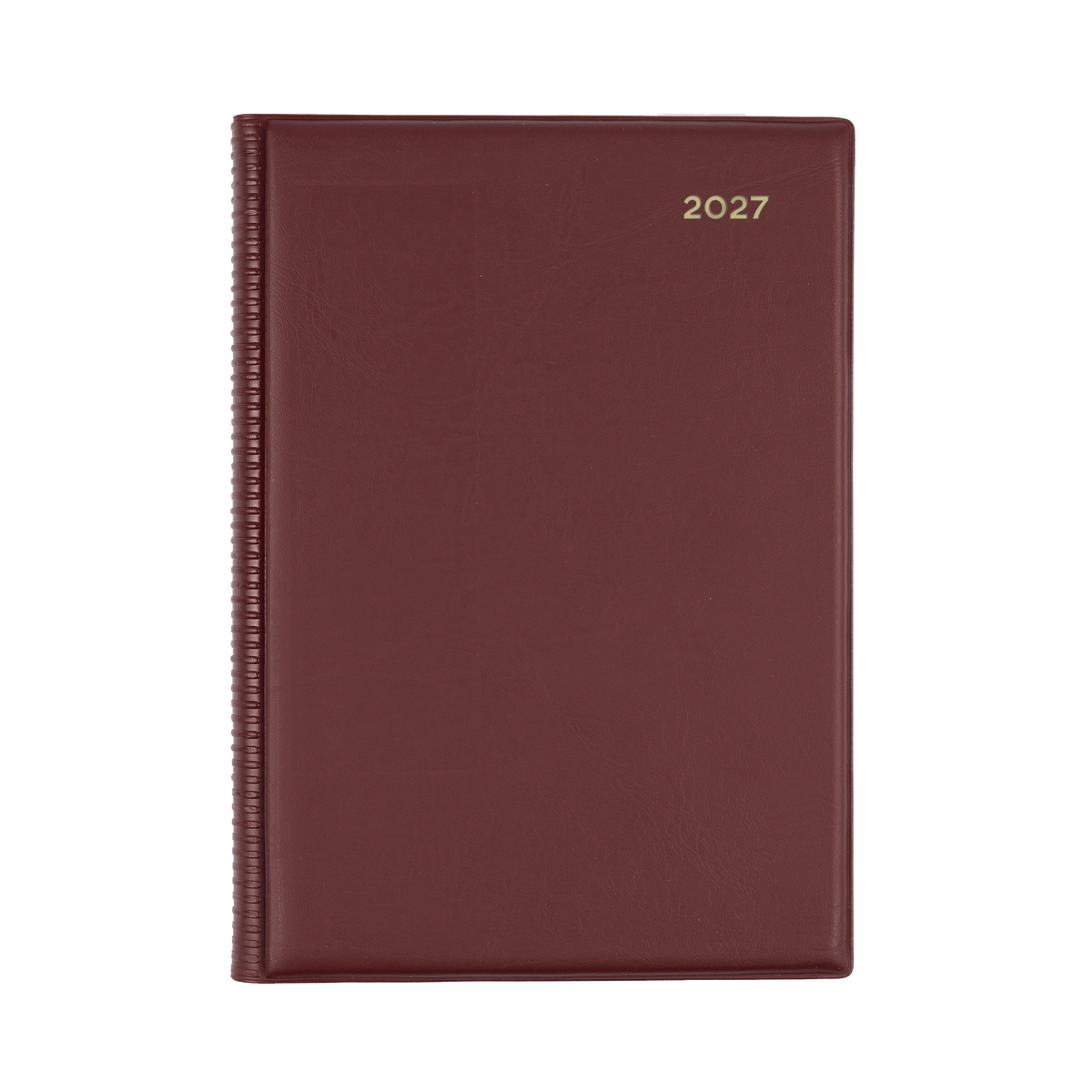 2027 Calendar Year Diary/Planner - 12 Month A5 Day to Page - PVC Cover - Collins Belmont Range