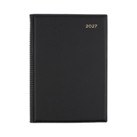 2027 Calendar Year Diary/Planner - 12 Month A5 Day to Page - PVC Cover - Collins Belmont Range