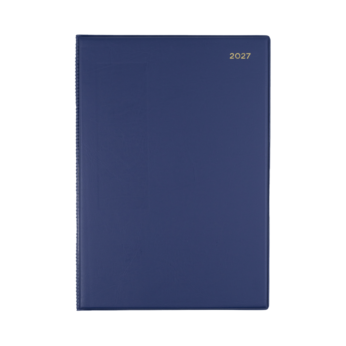 2027 Calendar Year Diary/Planner - 12 Month A4 2 Days to a Page - PVC Cover - Collins Belmont Range