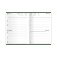 2026 - 2027 Financial Year Diary/Planner - 12 Month A4 2 Days to Page Diary - Hard Cover - Collins M Series Range