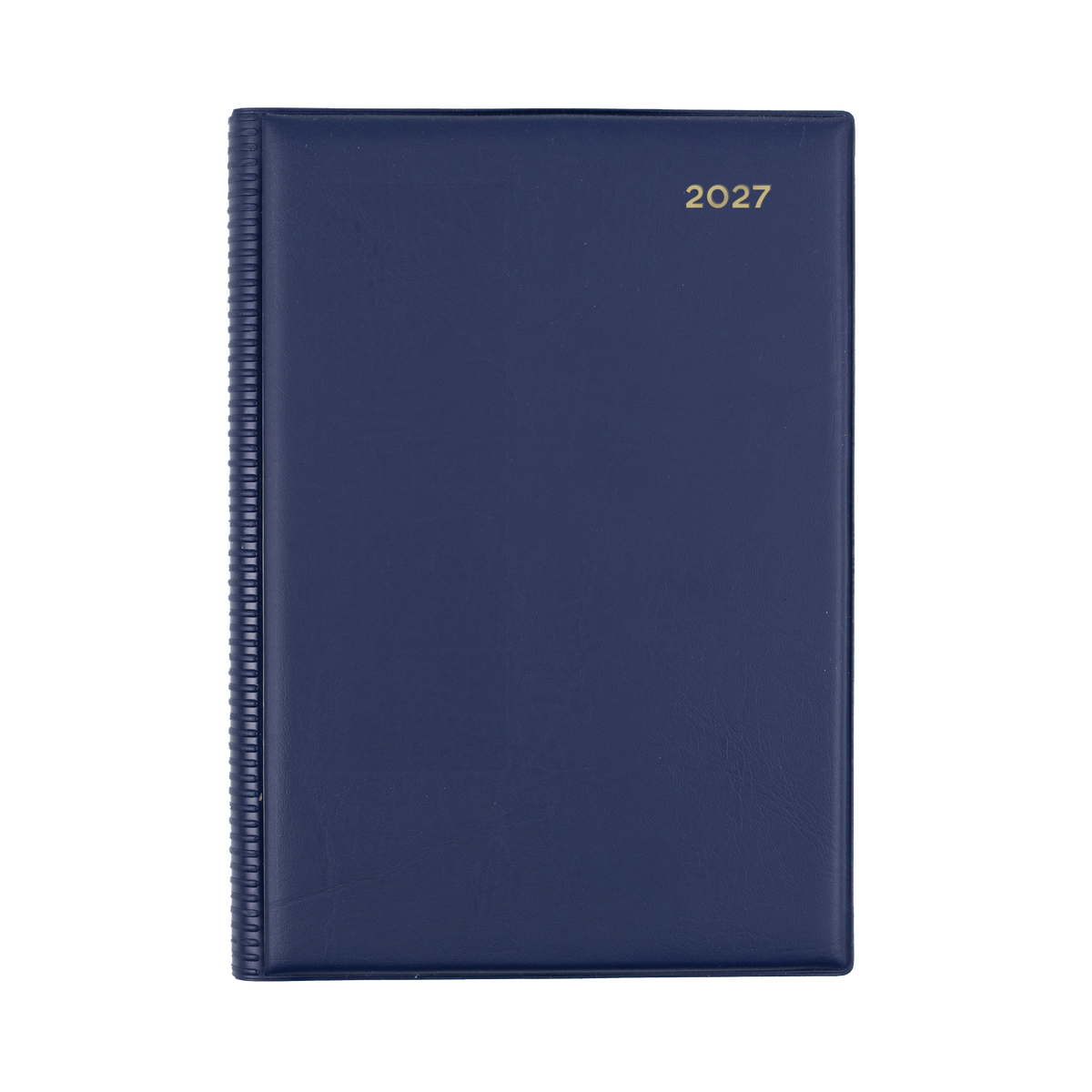 2027 Calendar Year Diary/Planner - 12 Month A5 2 Days to a Page - PVC Cover - Collins Belmont Range