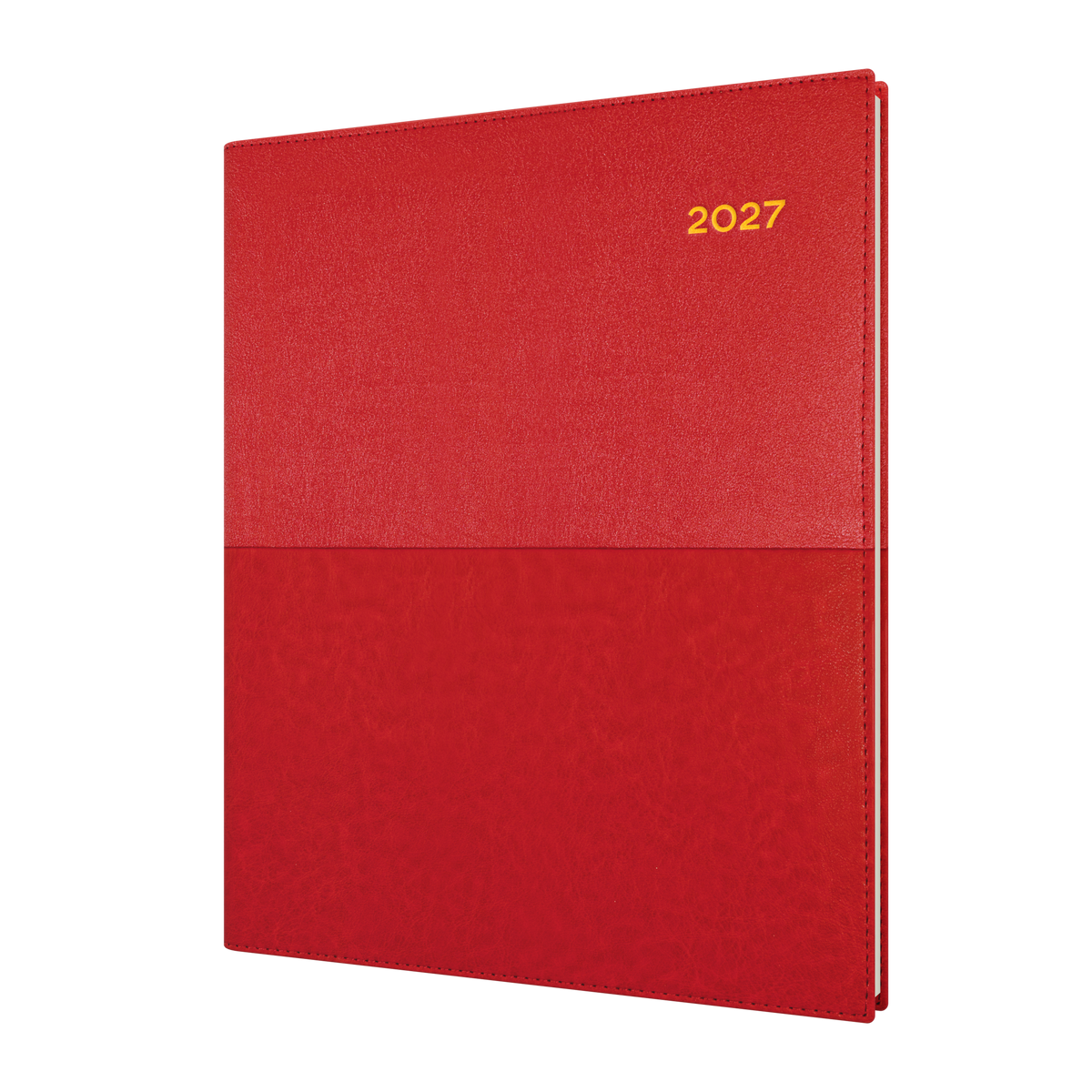 2027 Calendar Year Diary/Planner - 12 Month Quarto Week to View - Soft PU Cover - Collins Vanessa Range
