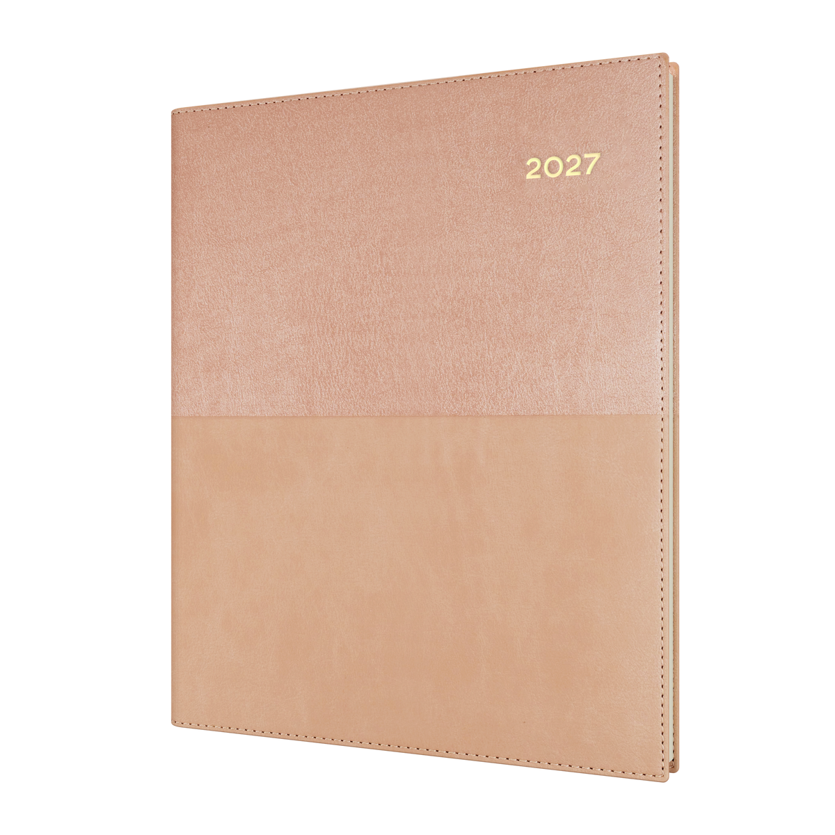 2027 Calendar Year Diary/Planner - 12 Month Quarto Week to View - Soft PU Cover - Collins Vanessa Range