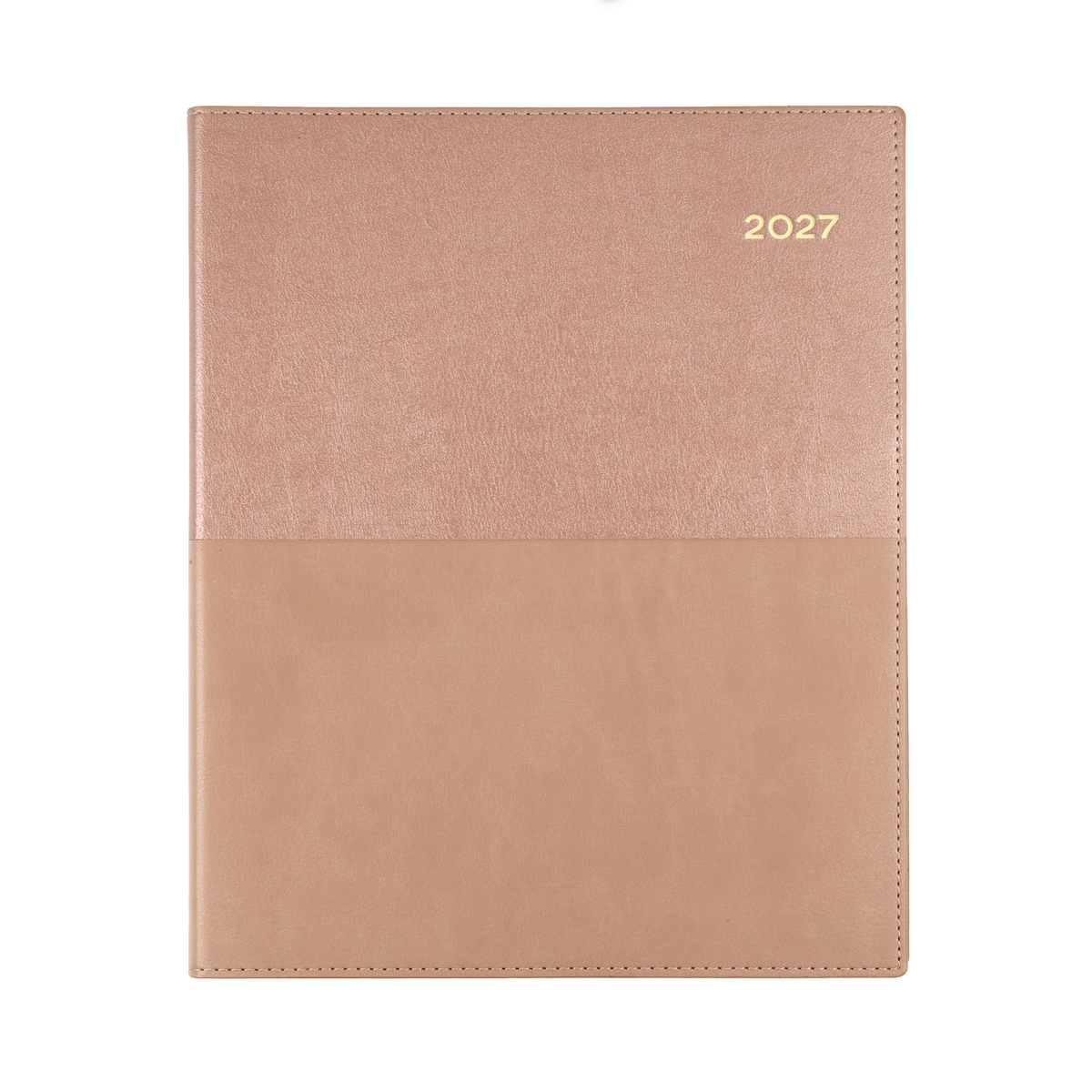 2027 Calendar Year Diary/Planner - 12 Month Quarto Week to View - Soft PU Cover - Collins Vanessa Range
