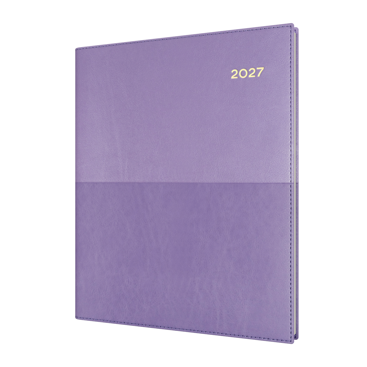 2027 Calendar Year Diary/Planner - 12 Month Quarto Week to View - Soft PU Cover - Collins Vanessa Range
