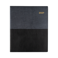 2027 Calendar Year Diary/Planner - 12 Month Quarto Week to View - Soft PU Cover - Collins Vanessa Range