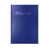 2027 Calendar Year Diary/Planner - 12 Month A4 Week to View - Hard Cover - Collins Kingsgrove Range