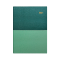 2027 Calendar Year Diary/Planner - 12 Month A4 Week to View - Soft PU Cover - Collins Vanessa Range
