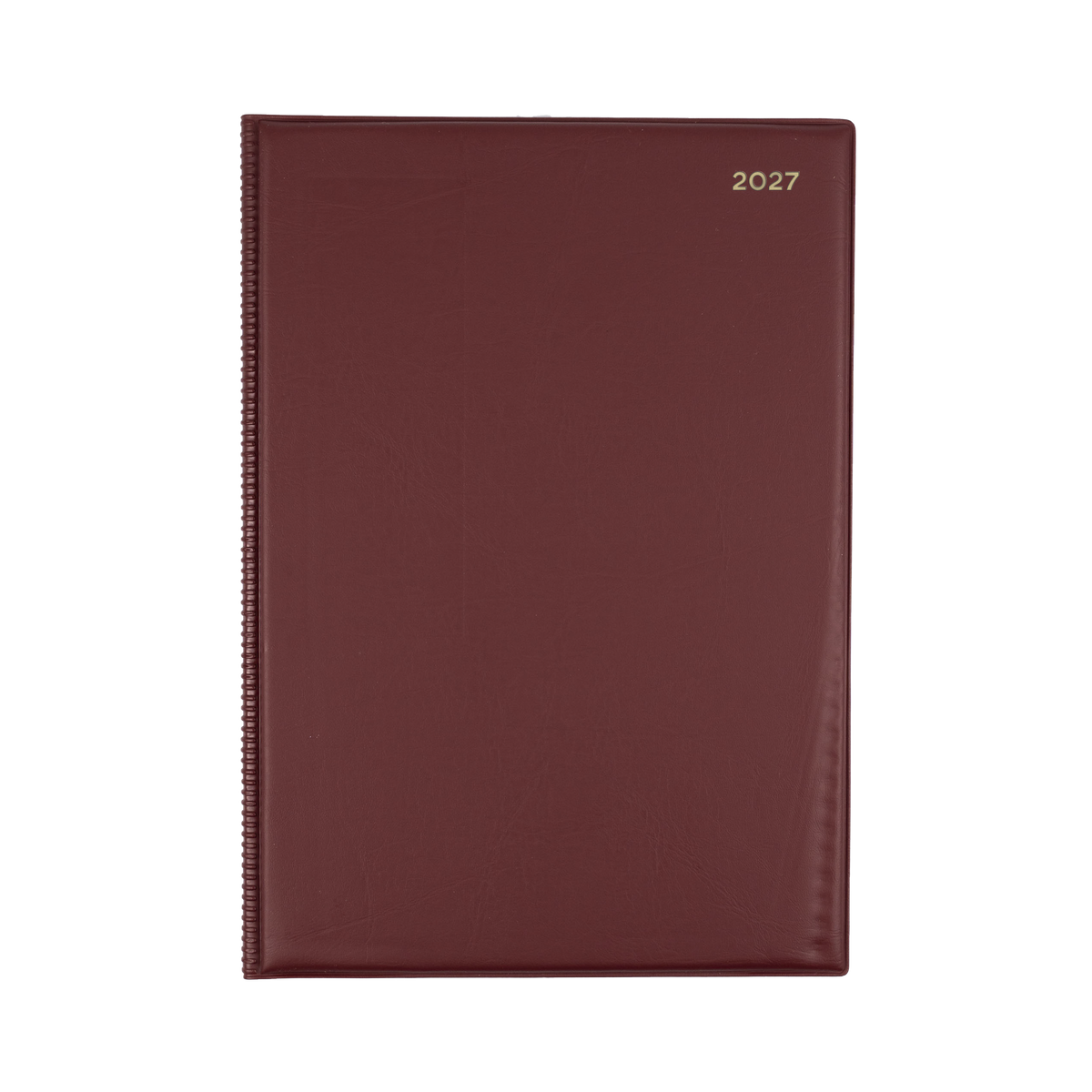 2027 Calendar Year Diary/Planner - 12 Month A4 Week to View - PVC Cover - Collins Belmont Range