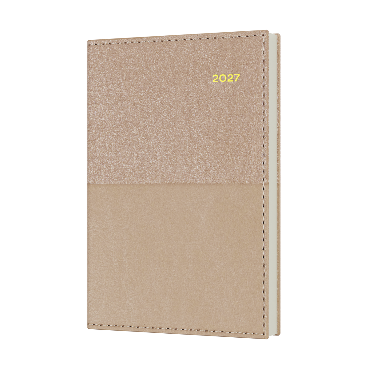 2027 Calendar Year Diary/Planner - 12 Month B7R Week to View - Soft PU Cover - Collins Vanessa Range