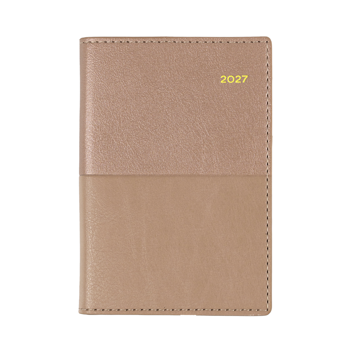 2027 Calendar Year Diary/Planner - 12 Month B7R Week to View - Soft PU Cover - Collins Vanessa Range