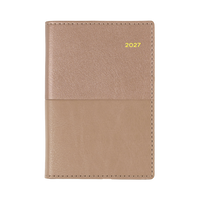 2027 Calendar Year Diary/Planner - 12 Month B7R Week to View - Soft PU Cover - Collins Vanessa Range