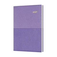 2027 Calendar Year Diary/Planner - 12 Month B7R Week to View - Soft PU Cover - Collins Vanessa Range