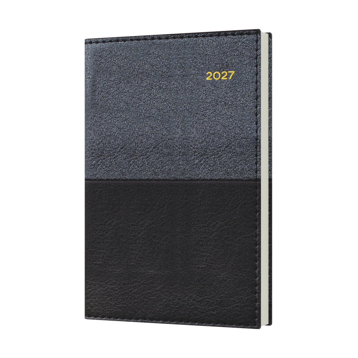 2027 Calendar Year Diary/Planner - 12 Month B7R Week to View - Soft PU Cover - Collins Vanessa Range
