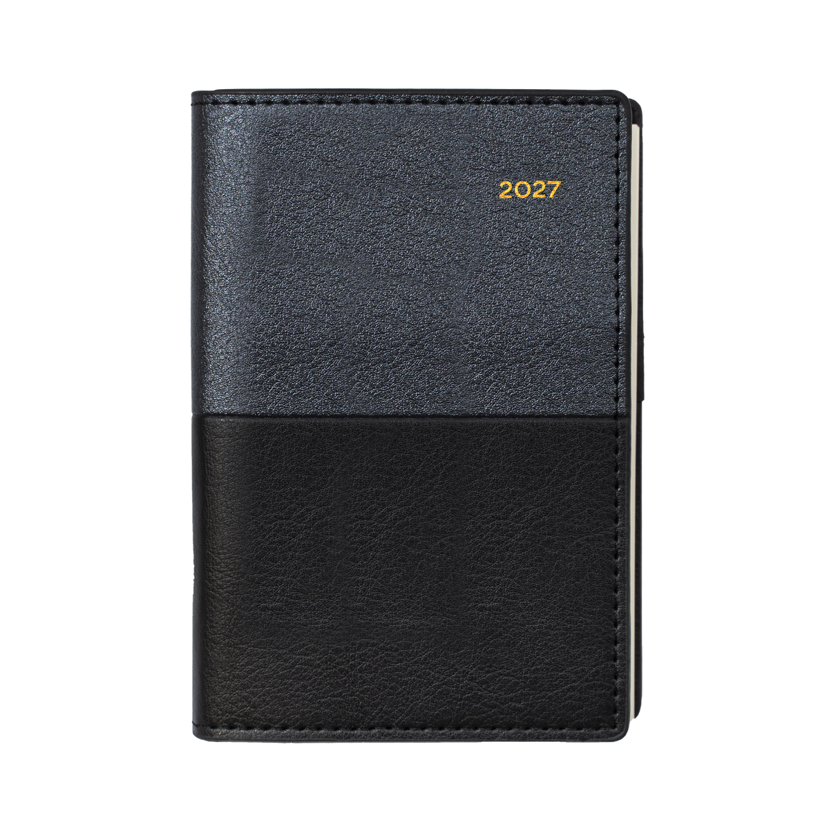 2027 Calendar Year Diary/Planner - 12 Month B7R Week to View - Soft PU Cover - Collins Vanessa Range