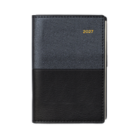 2027 Calendar Year Diary/Planner - 12 Month B7R Week to View - Soft PU Cover - Collins Vanessa Range
