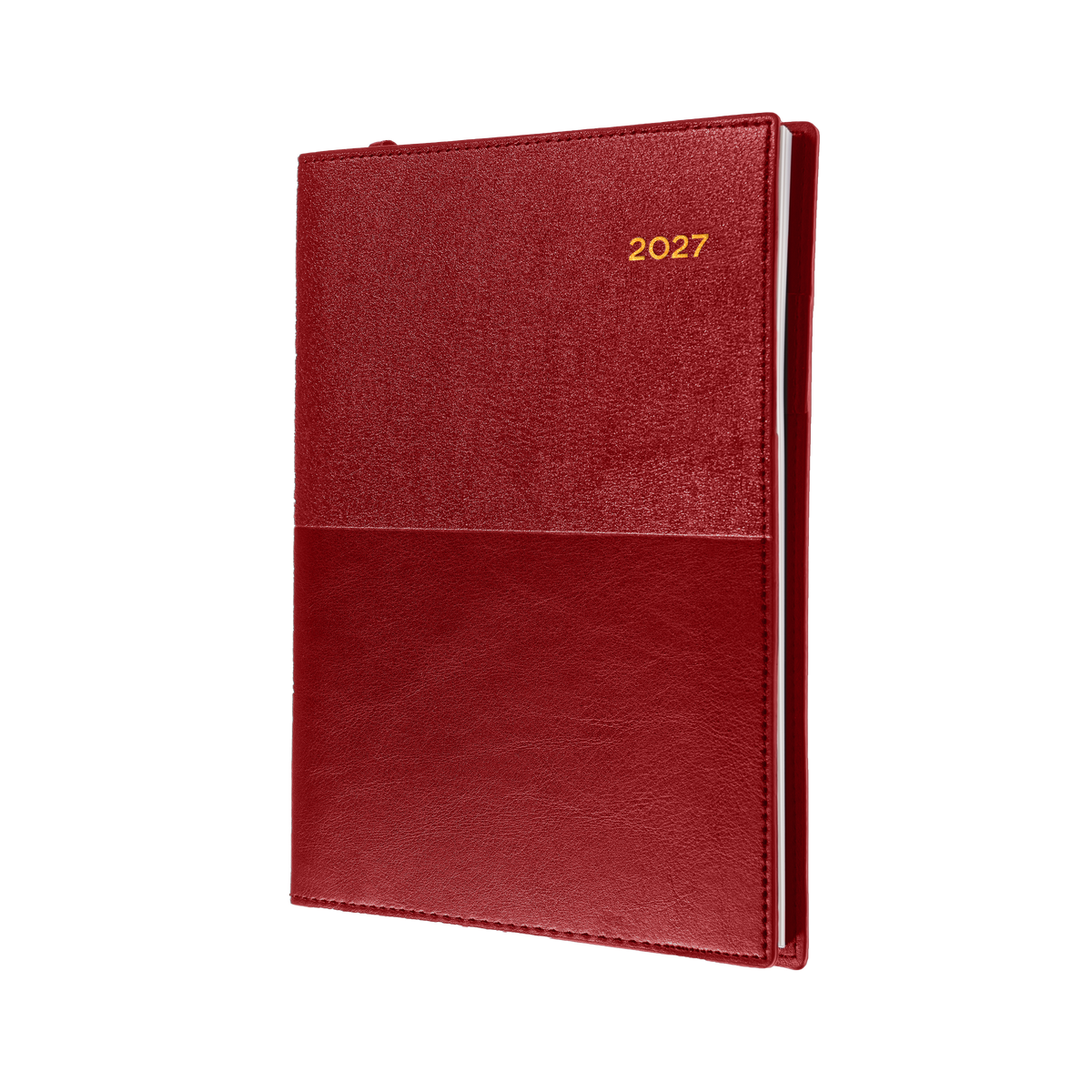 2027 Calendar Year Diary/Planner - 12 Month A6 Week to View - Soft PU Cover - Collins Vanessa Range