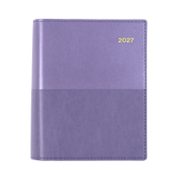 2027 Calendar Year Diary/Planner - 12 Month A6 Week to View - Soft PU Cover - Collins Vanessa Range