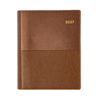 2027 Calendar Year Diary/Planner - 12 Month A6 Week to View - Soft PU Cover - Collins Vanessa Range