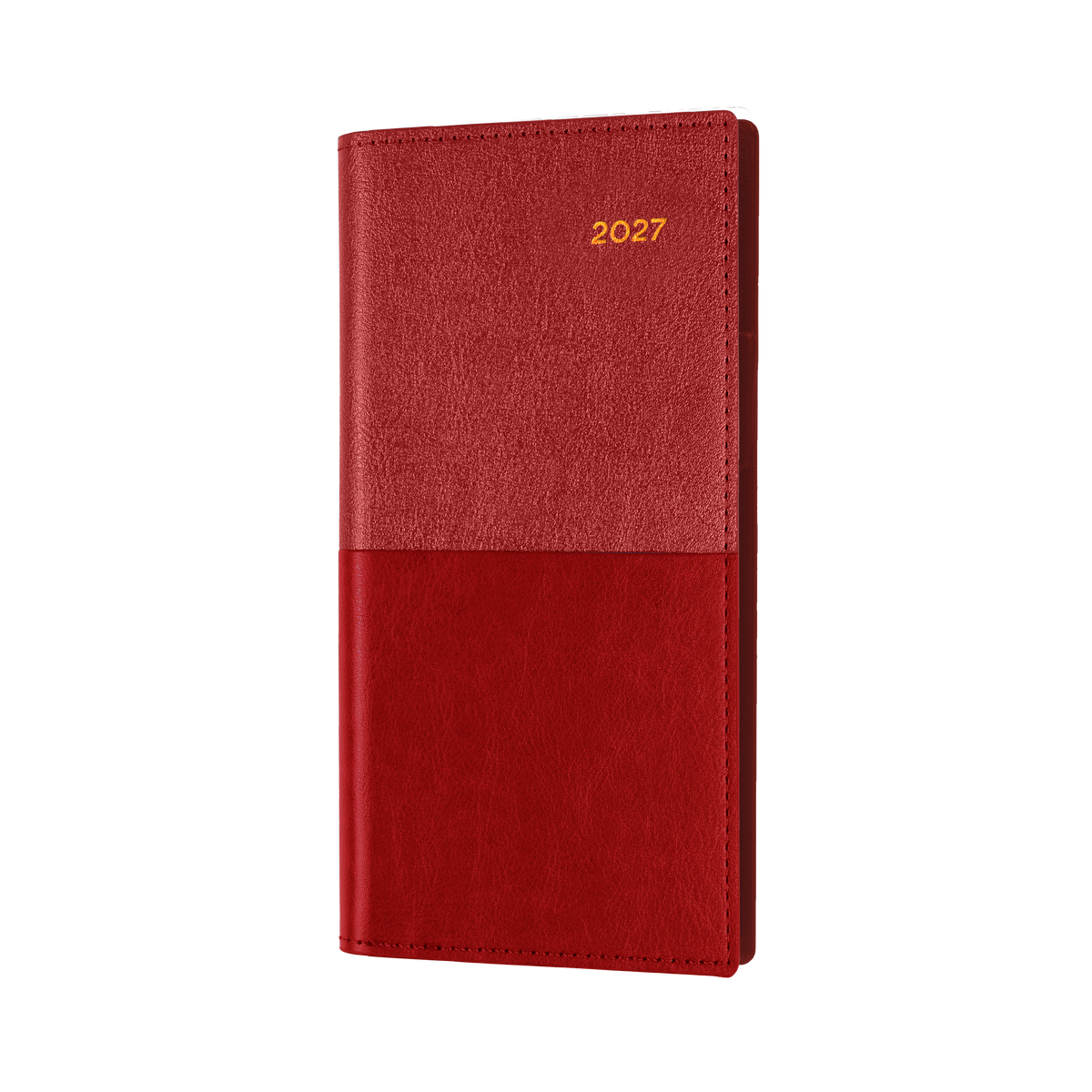 2027 Calendar Year Diary/Planner - 12 Month B6/7 Week to View (Landscape) - Soft PU Cover - Collins Vanessa Range