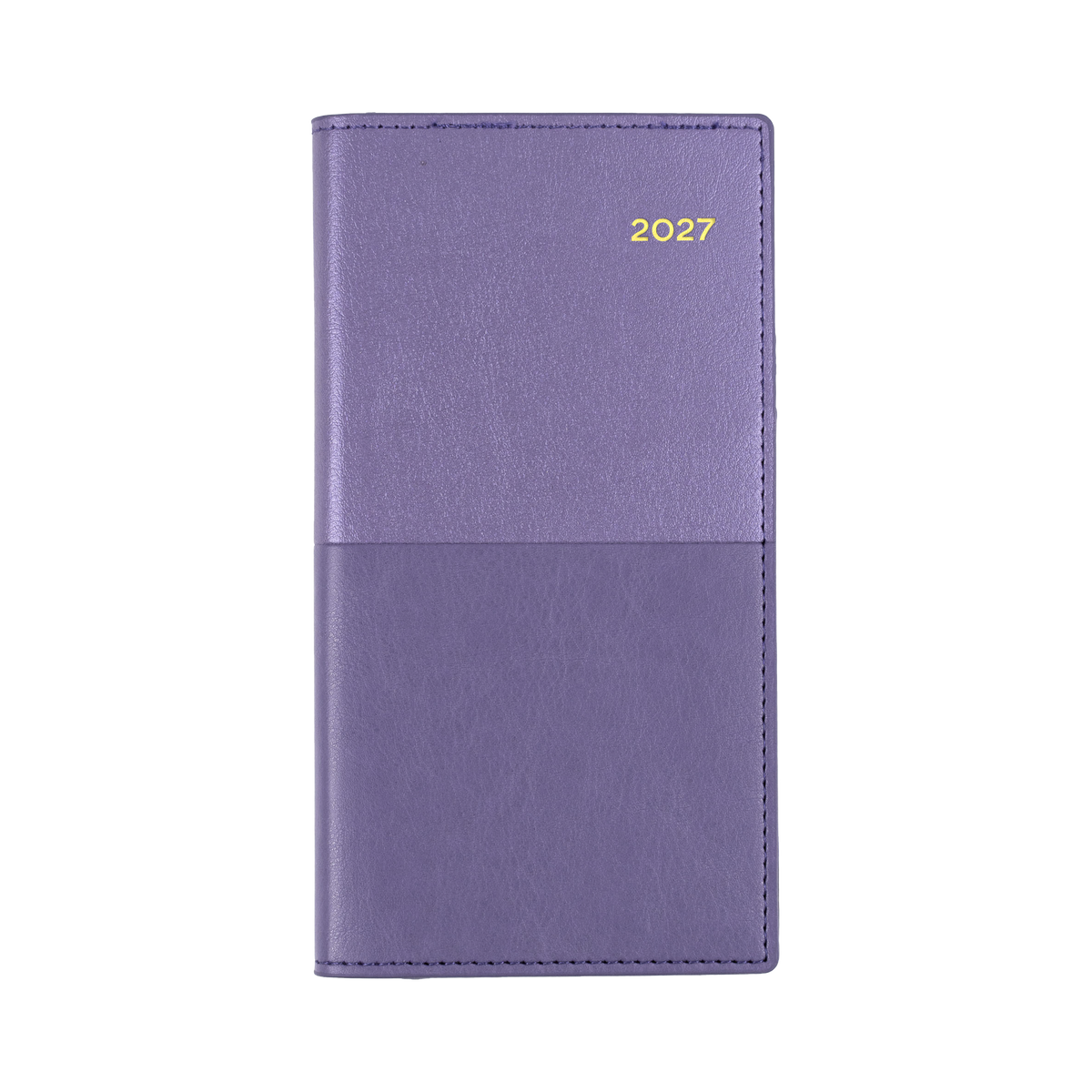 2027 Calendar Year Diary/Planner - 12 Month B6/7 Week to View (Landscape) - Soft PU Cover - Collins Vanessa Range