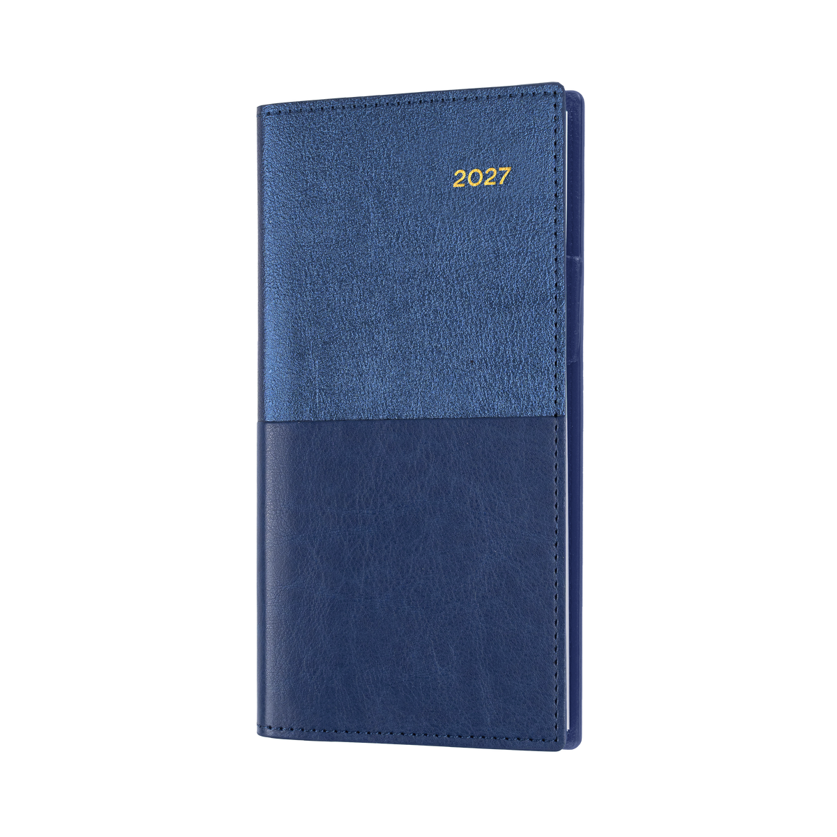 2027 Calendar Year Diary/Planner - 12 Month B6/7 Week to View (Landscape) - Soft PU Cover - Collins Vanessa Range