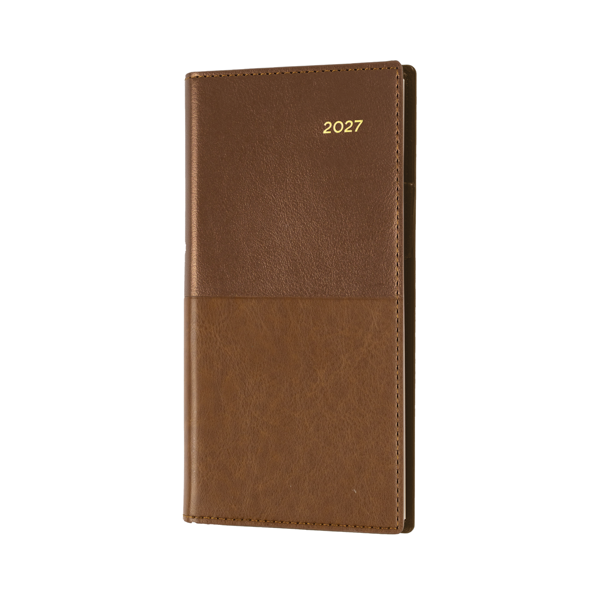 2027 Calendar Year Diary/Planner - 12 Month B6/7 Week to View (Landscape) - Soft PU Cover - Collins Vanessa Range