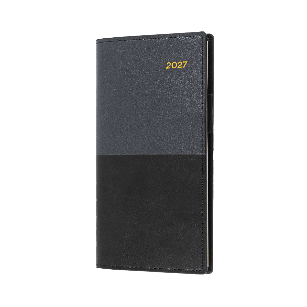 2027 Calendar Year Diary/Planner - 12 Month B6/7 Week to View (Landscape) - Soft PU Cover - Collins Vanessa Range