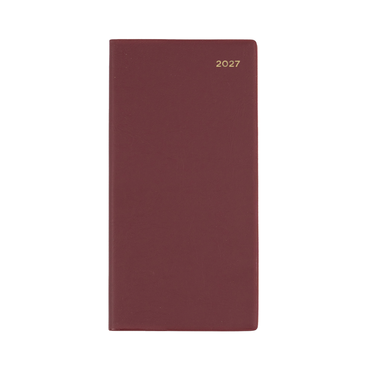 2027 Calendar Year Diary/Planner - 12 Month B6/7 (Landscape) Week to View - PVC Cover - Collins Belmont Range